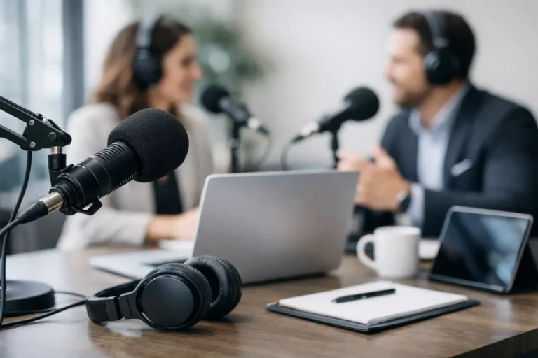 Guia de posicionamento com podcast