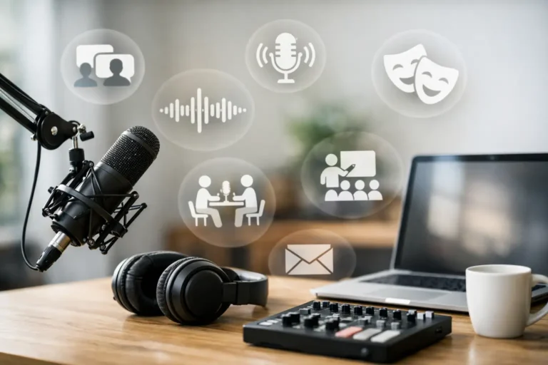 8 melhores formatos para podcast